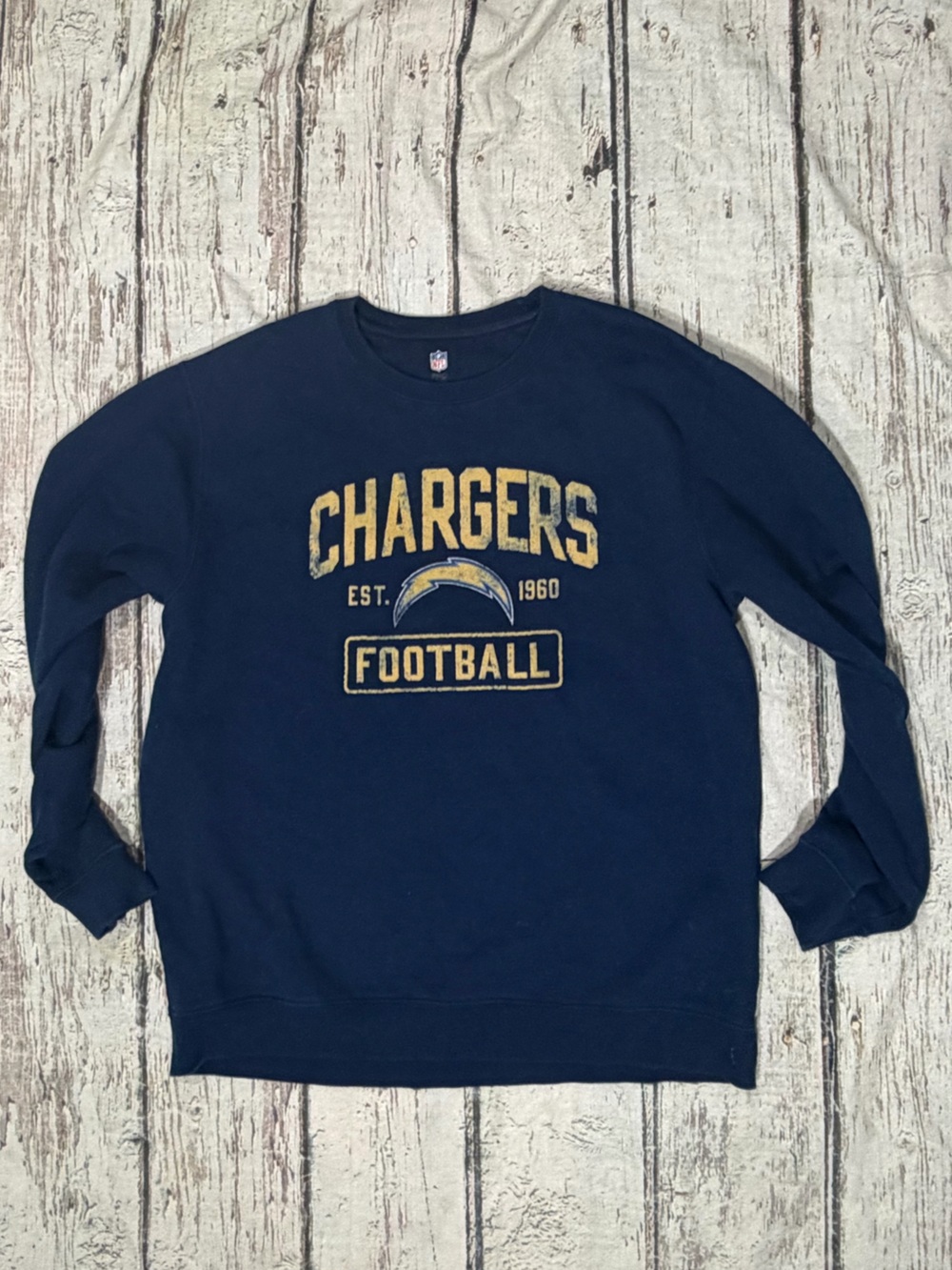 San Diego Chargers NFL Football Crewneck Pullover Sports Sweatshirt